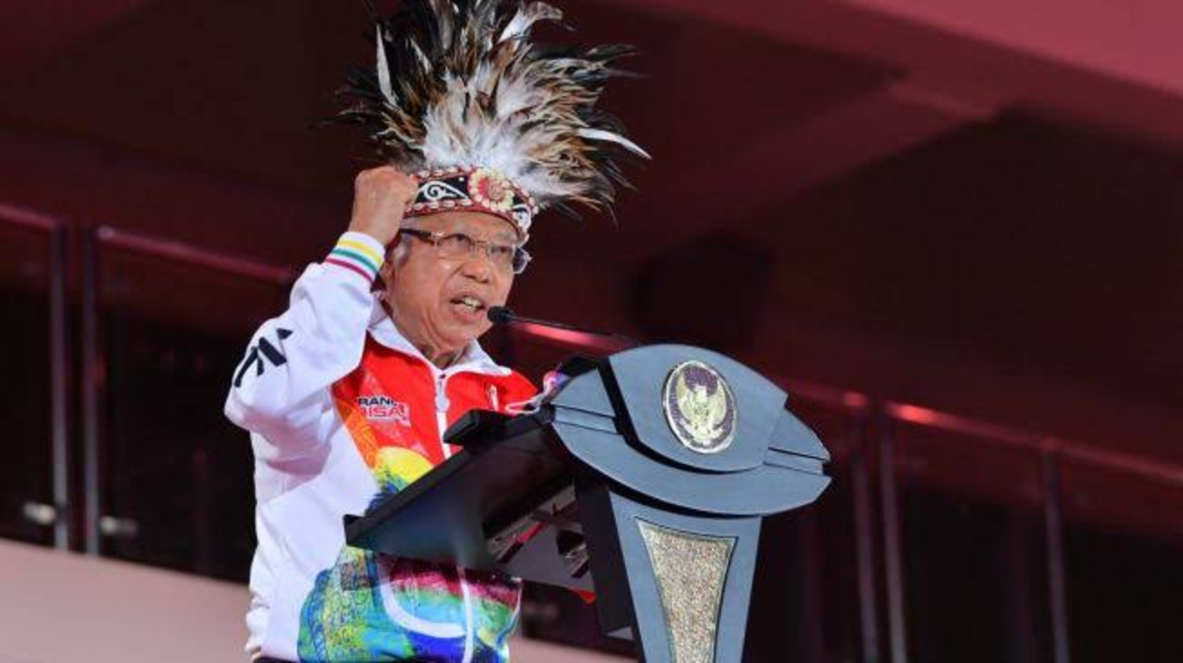 Pantun Wapres Maruf Amien Meriahkan Penutupan PON XX Papua