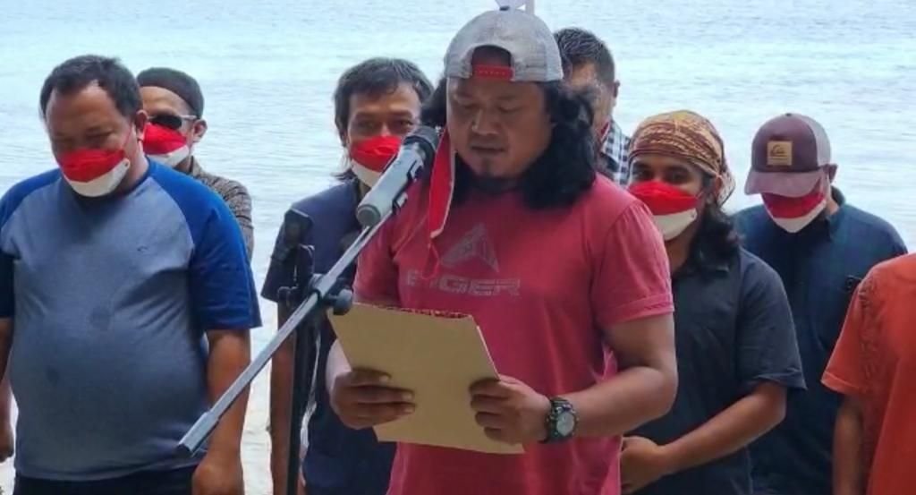 Kapolda Sulawesi Tengah Irjen Polisi Rudy Sufahriadi menghadiri ramah tamah dengan para mantan narapidana teroris (napiter) yang digelar di Iyato beach Poso