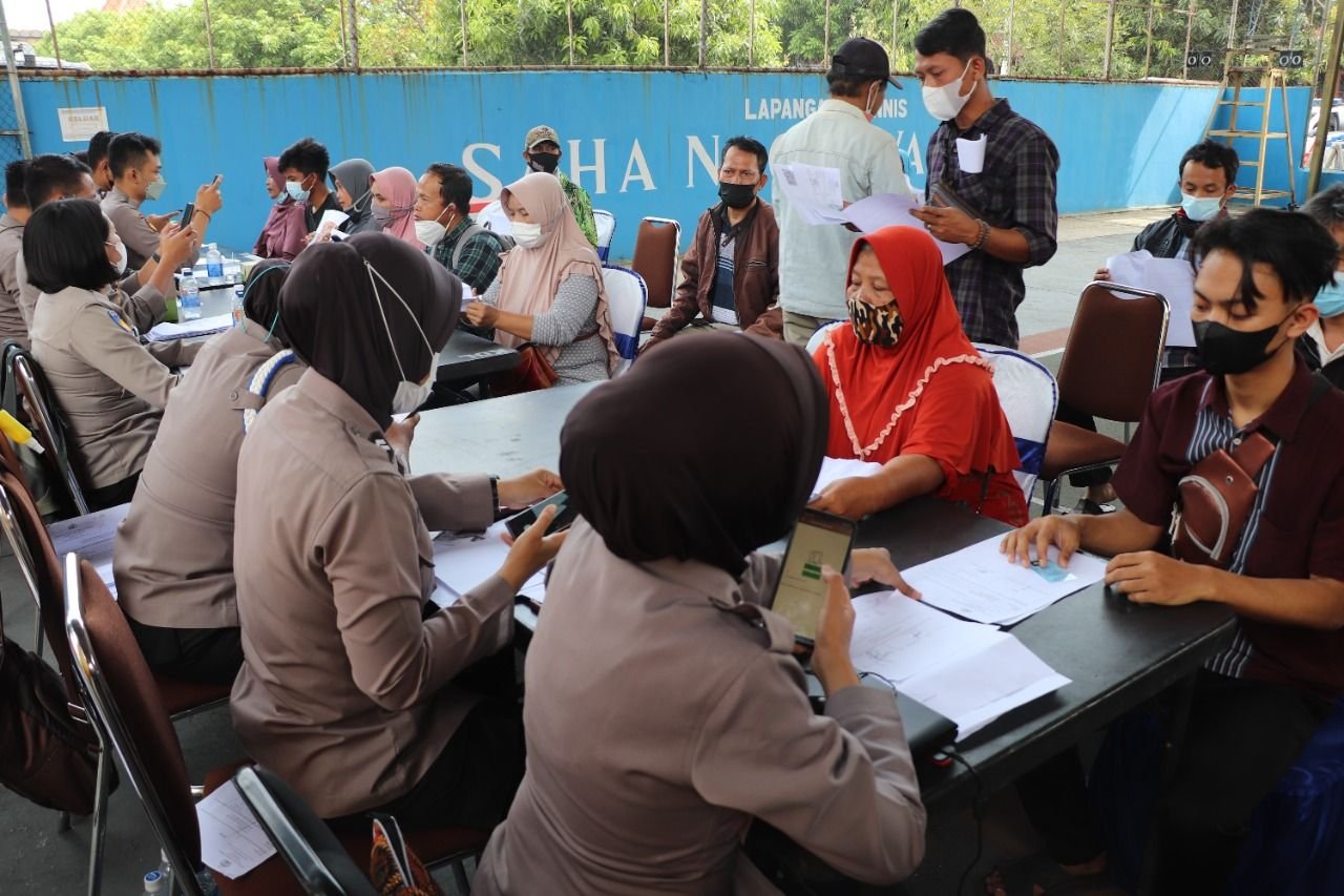 Bantuan di Mapolres Kendal