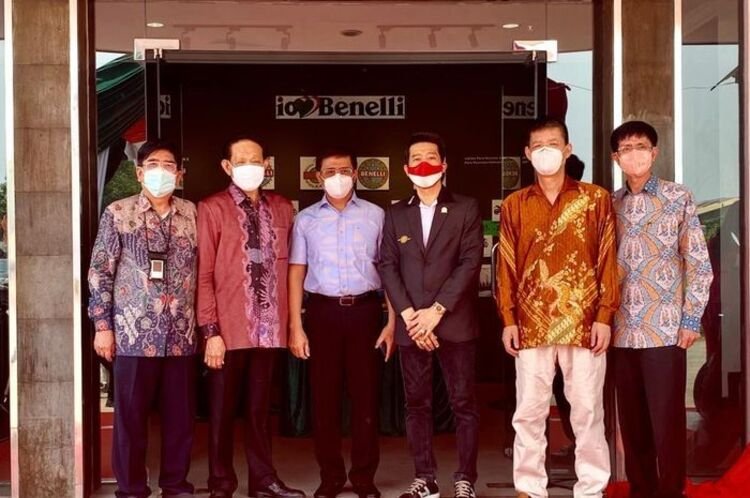 Peresmian pabrik baru Benelli di Klapanunggal, Bogor, Jawa Barat