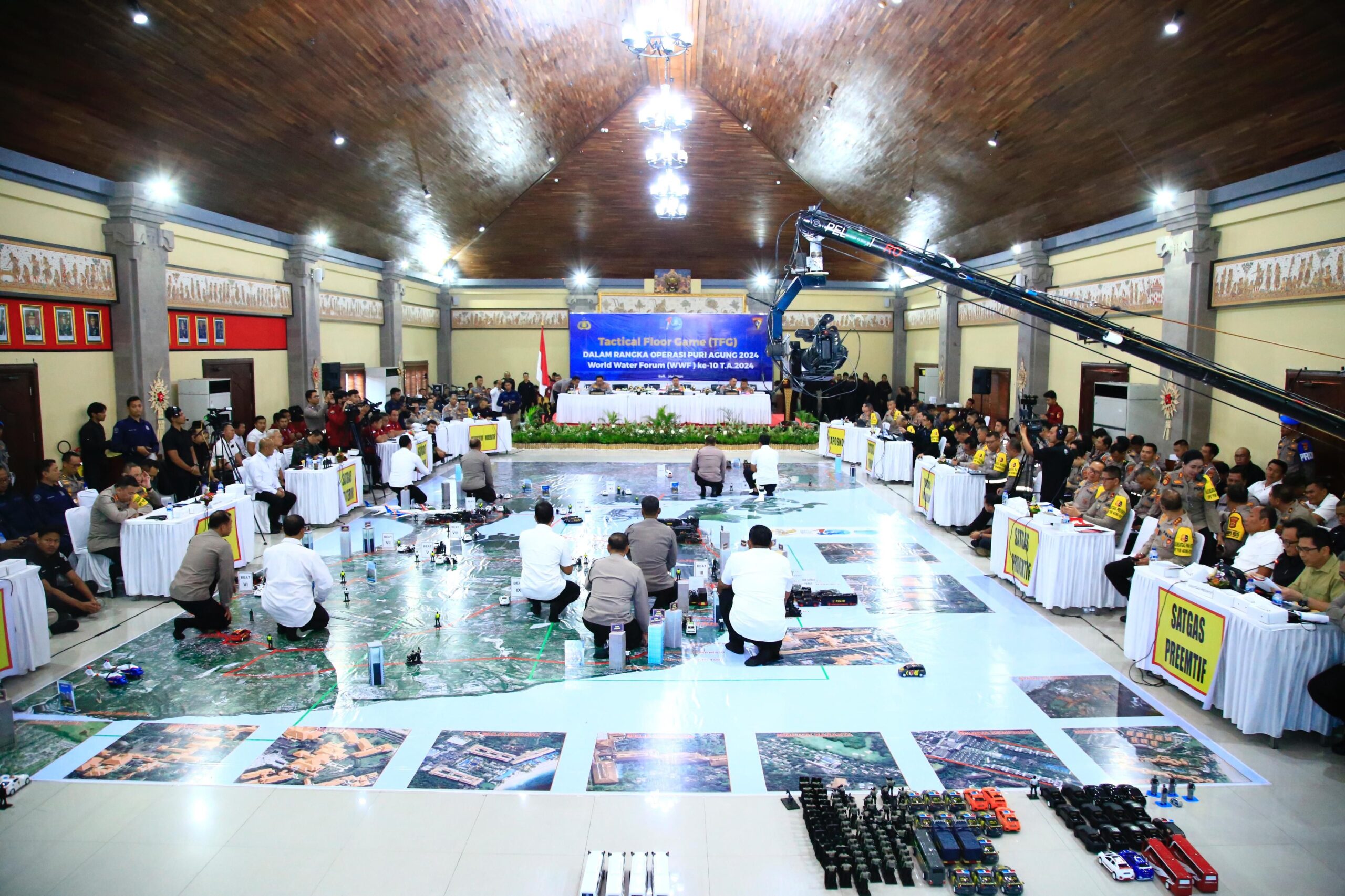 Polri menggelar Tactical Floor Game