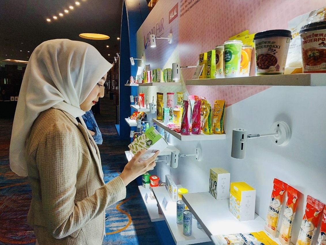 Kemeriahan acara K-Food Fair di Jakarta