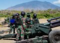 Dentuman Meriam Howitzer Guncang Langit Situbondo