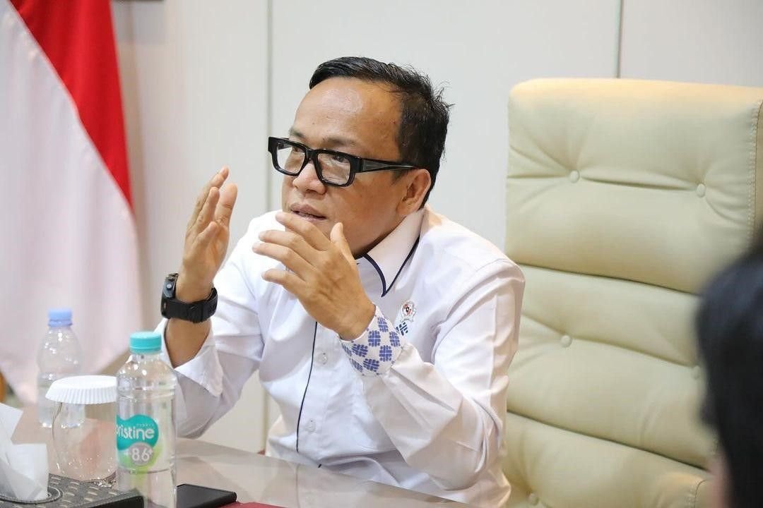 Potret Wakil Menteri Ketenagakerjaan (Wamenaker) RI Immanuel Ebenezer.