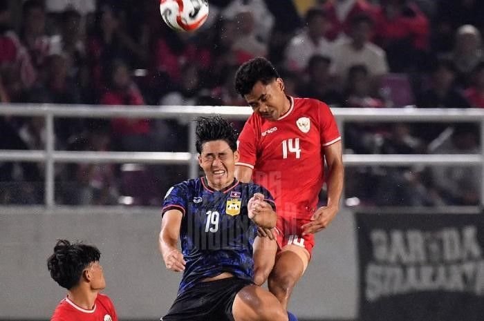 Potret Pertandingan Timnas Indonesia vs Laos di Piala AFF 2024, pada Kamis, 12 Desember 2024.