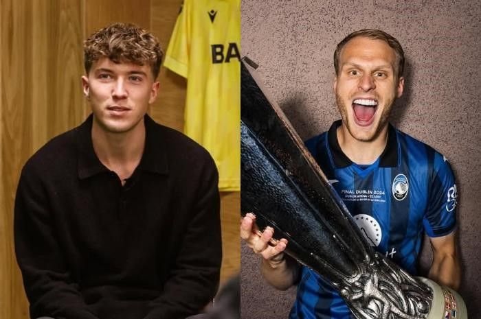 Potret calon pemain diaspora Timnas Indonesia, Ole Romeny (kiri) dan Mitchel Bakker (kanan).