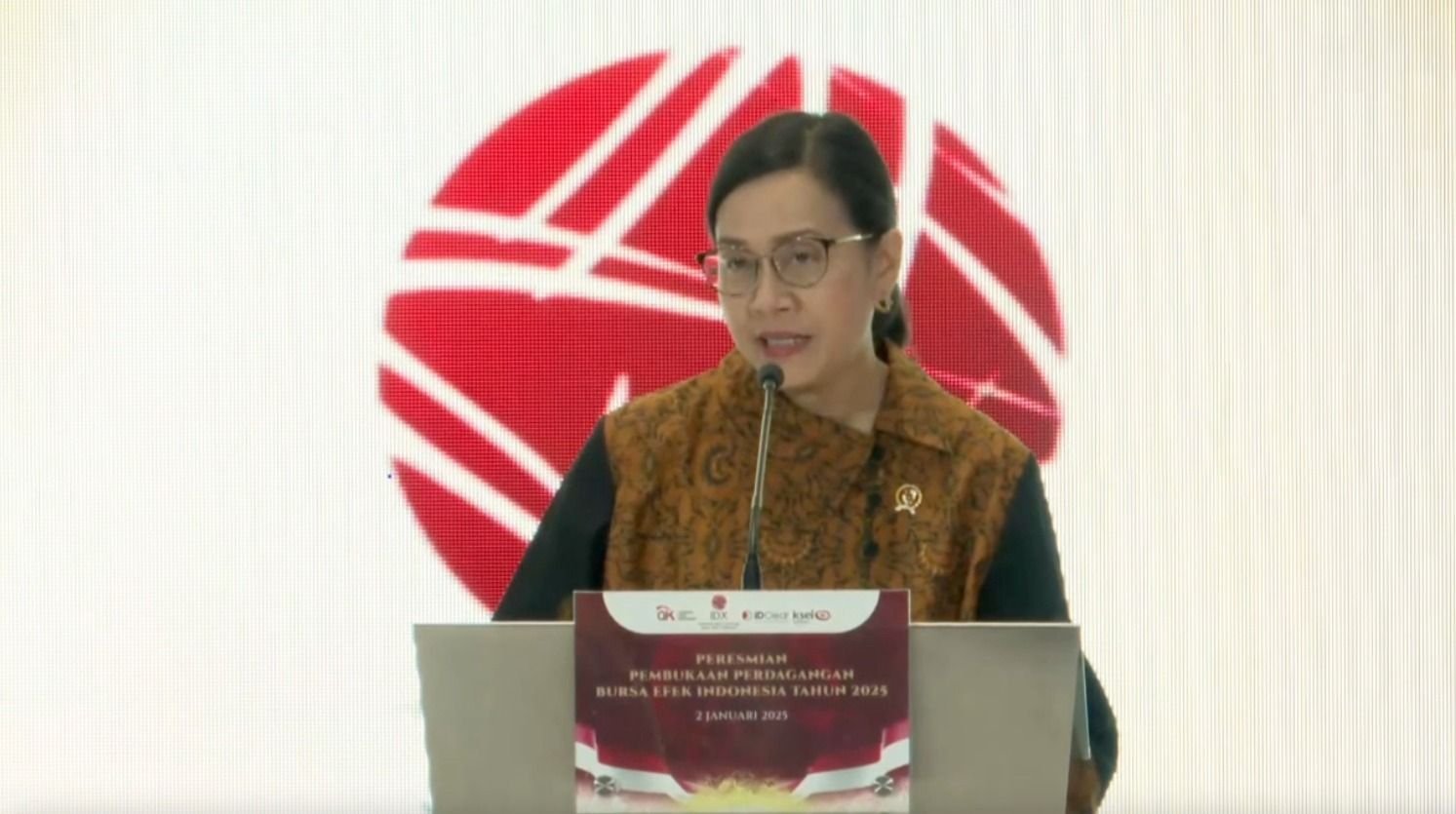 Menteri Keuangan Sri Mulyani Indrawati