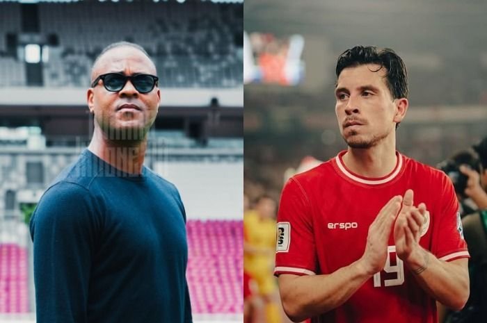 Potret pelatih baru Timnas Indonesia, Patrick Kluivert dan pemain gelandang di skuad Garuda, Thom Haye.