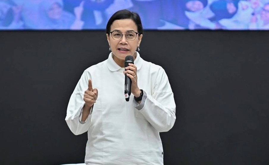 Menteri Sri Mulyani menyampaikan efisiensi anggaran di beberapa kementerian.