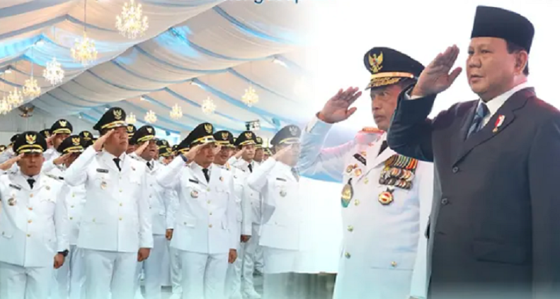 Pelantikan Kepala Daerah dan Wakil Kepala Daerah.
