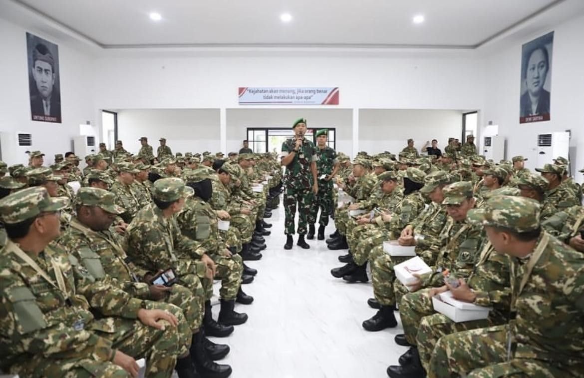 Pembukaan Retret Kepala Daerah di Akmil Magelang, Jumat 21 Februari 2025.