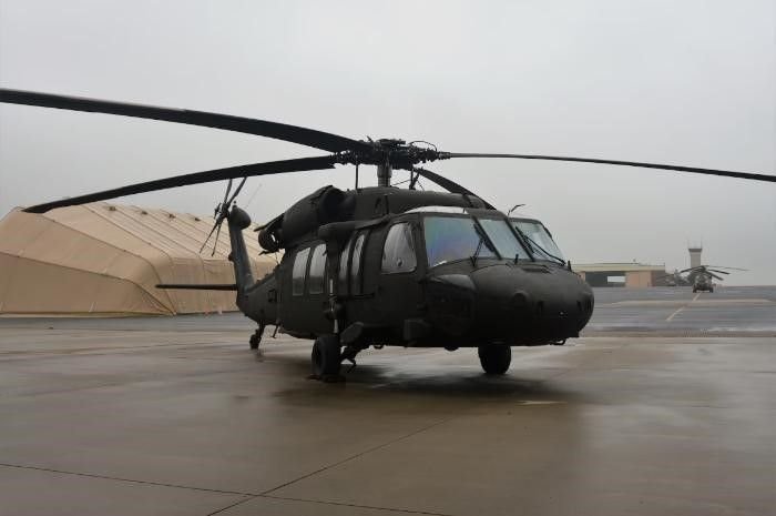 Potret Black Hawk, helikopter militer Amerika Serikat (AS) yang mengalami insiden kecelakaan udara pada 29 Januari 2025.