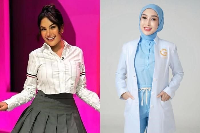 Potret artis Nikita Mirzani (kiri) dan pengusaha skincare Reza Gladys (kanan).