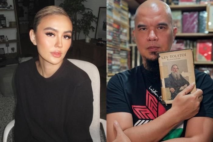 Potret penyanyi Tanah Air Agnez Monica (kiri) dan musisi Indonesia Ahmad Dhani (kanan).