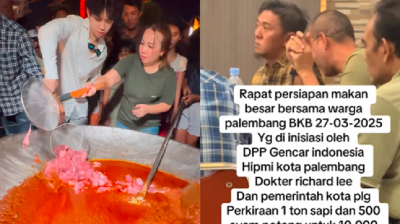 Masyarakat Palembang akan Makan Bersama 1 Ton Rendang Setelah Merasa Dipermalukan Willie Salim.