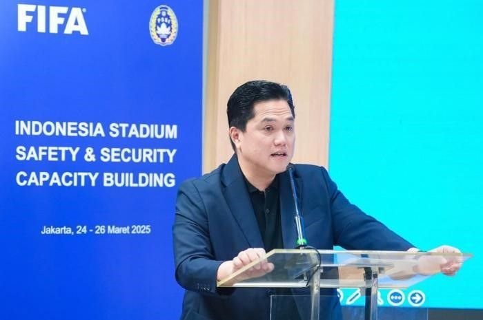 Potret Ketum PSSI, Erick Thohir.