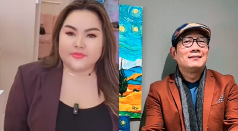 Lisa Mariana (kiri) Membongkar Berbagai Fakta Baru Hubungannya dengan Ridwan Kamil (kanan)