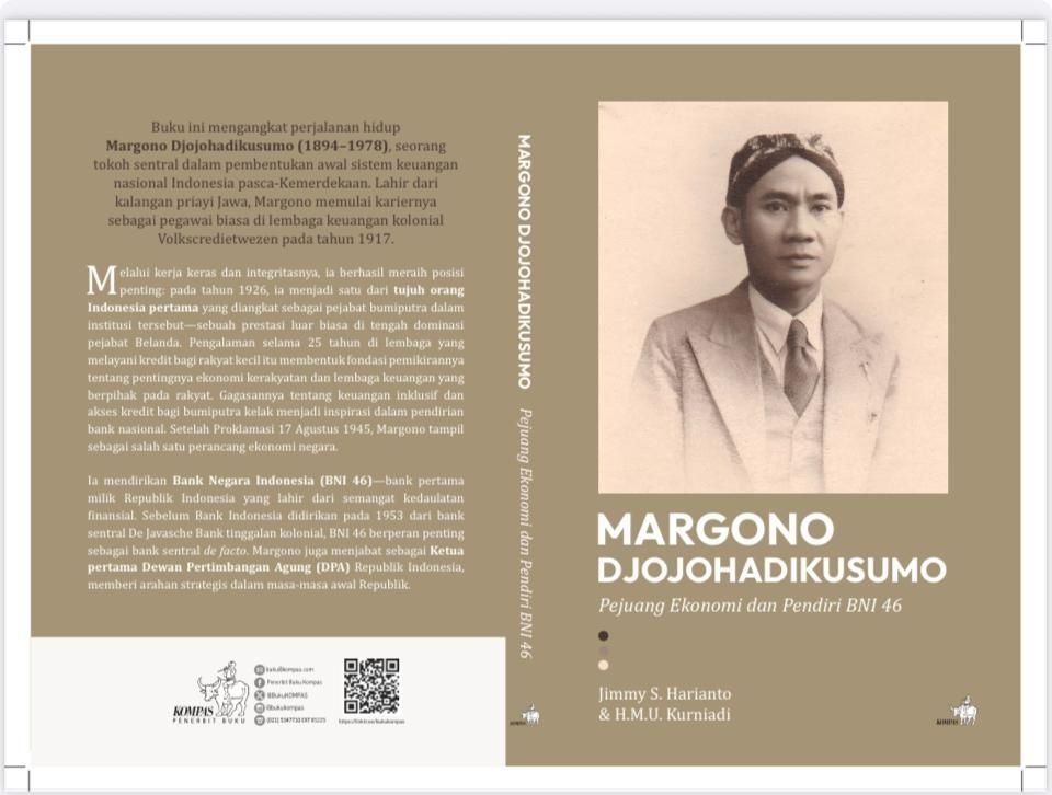 Kiprah Margono Djojohadikusumo sebagai tokoh penting dalam sejarah perekonomian Indonesia diangkat dalam bedah buku “Margono Djojohadikusumo: Pejuang Ekonomi dan Pendiri BNI 1946”