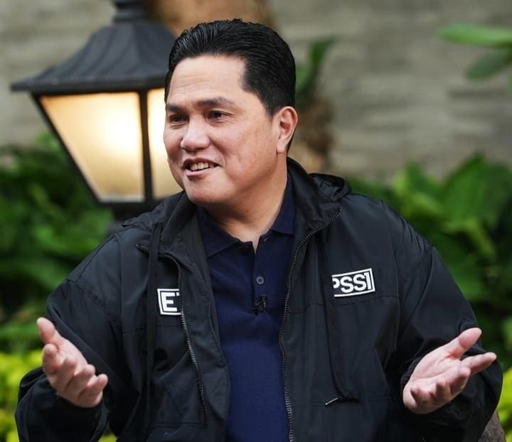 Erick Thohir akan tetap memimpin PSSI setelah resmi dilantik menjadi Menpora.