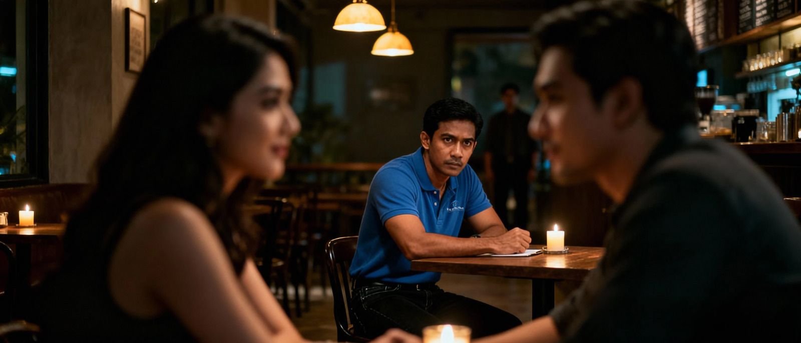 Detektif swasta Jessica bersama tim (Eye Detective) mengawasi targetnya