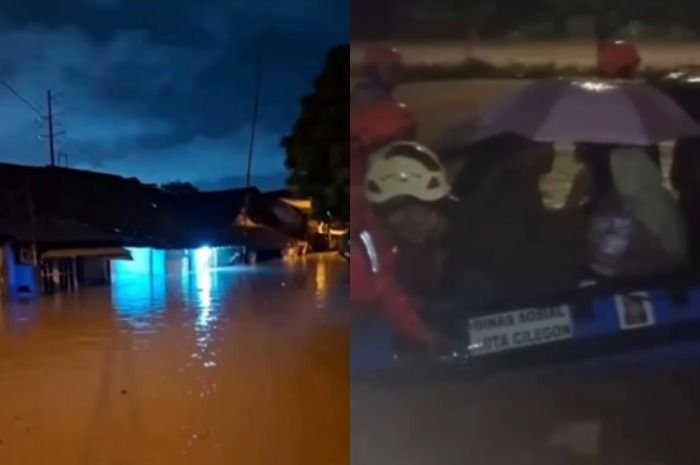 Menyoroti bencana banjir yang melanda kawasan Kota Cilegon, Banten, pada Jumat, 2 Januari 2026 malam.