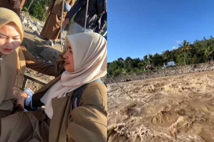 Menyoroti viralnya perjuangan guru di Aceh Tengah usai wilayahnya terdampak bencana banjir bandang hingga membuat jembatan terputus.