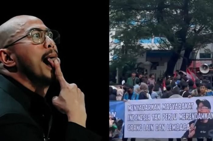 Menyoroti komika Pandji Pragiwaksono yang dilaporkan ke polisi buntut materi dalam show stand up comedy Mens Rea.