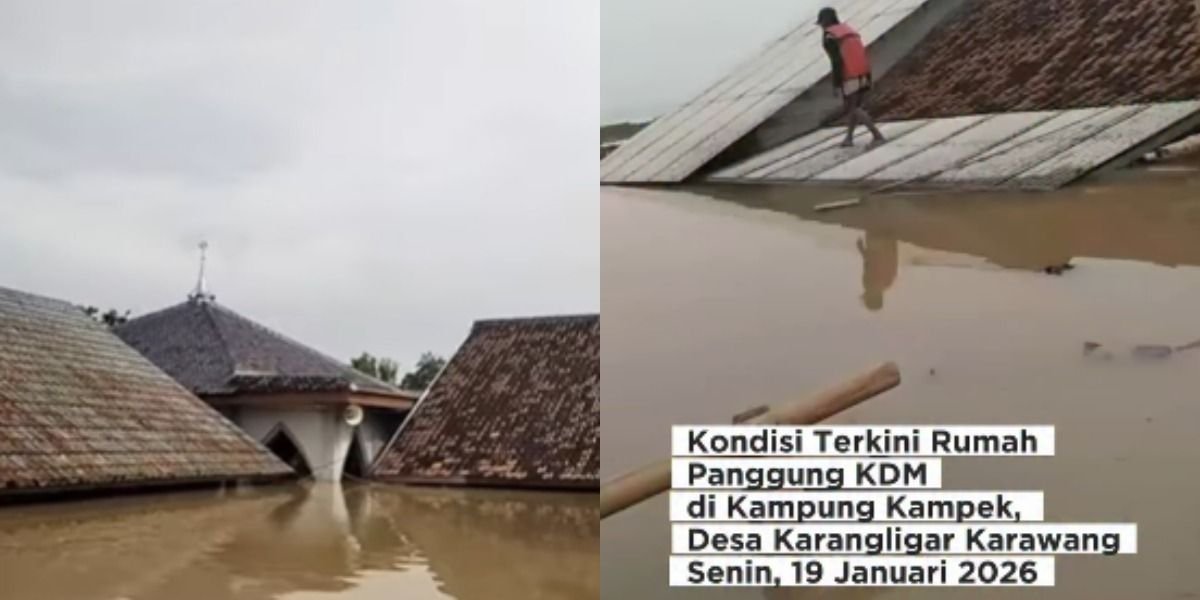 Menyoroti insiden viral rumah panggung yang dibangun Gubernur Jabar, Dedi Mulyadi alias KDM terendam banjir di Telukjambe Barat, Karawang.