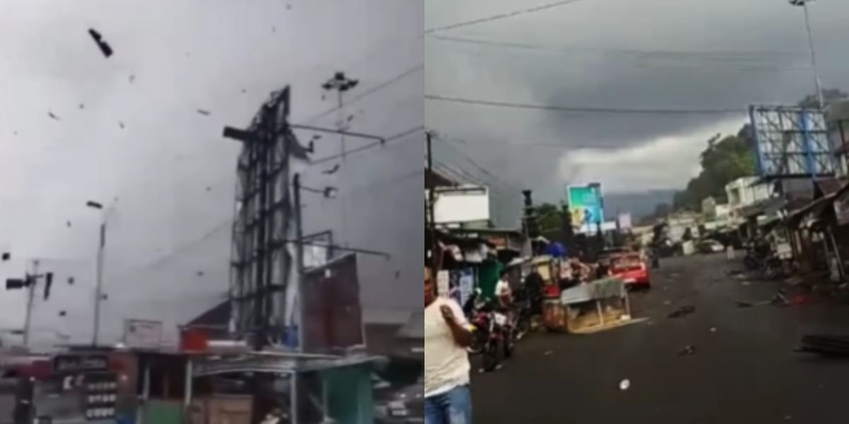 Menyoroti insiden angin puting beliung yang menerjang wilayah Pasar Karangpandan, Kabupaten Karanganyar, Jawa Tengah.