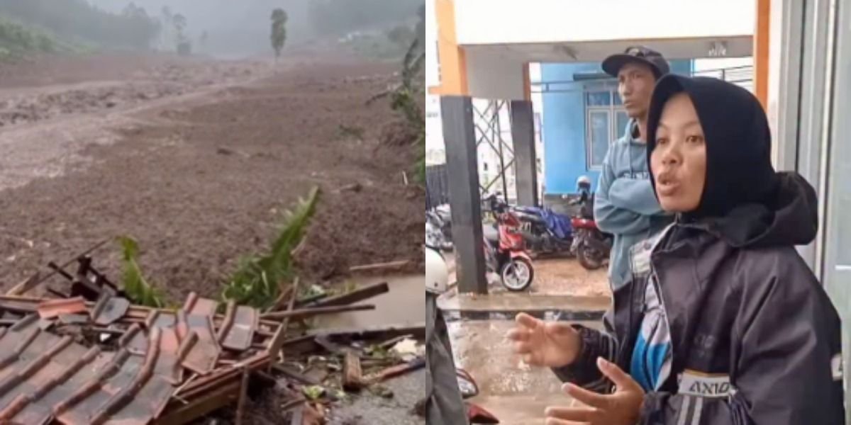 Menyoroti kesaksian korban yang selamat dari insiden longsor yang melanda wilayah Cisarua, Bandung Barat, pada Sabtu, 24 Januari 2026.