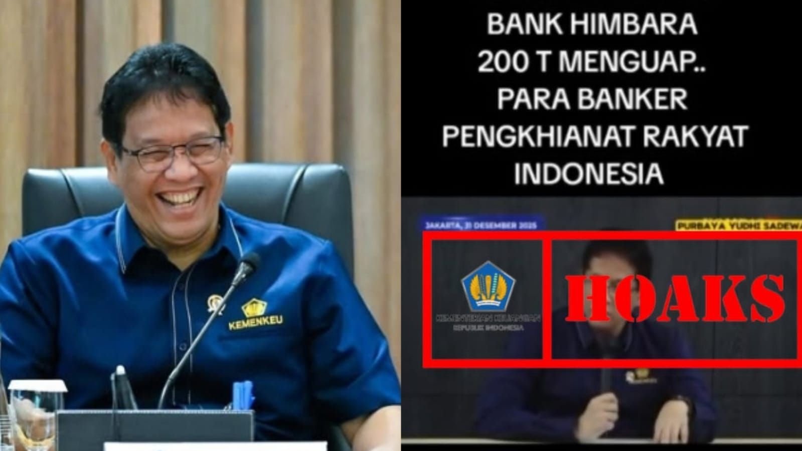 Kemenkeu pastikan kabar hoaks terkait kebijakan Rp200 triliun Menkeu Purbaya kepada Bank Himbara.