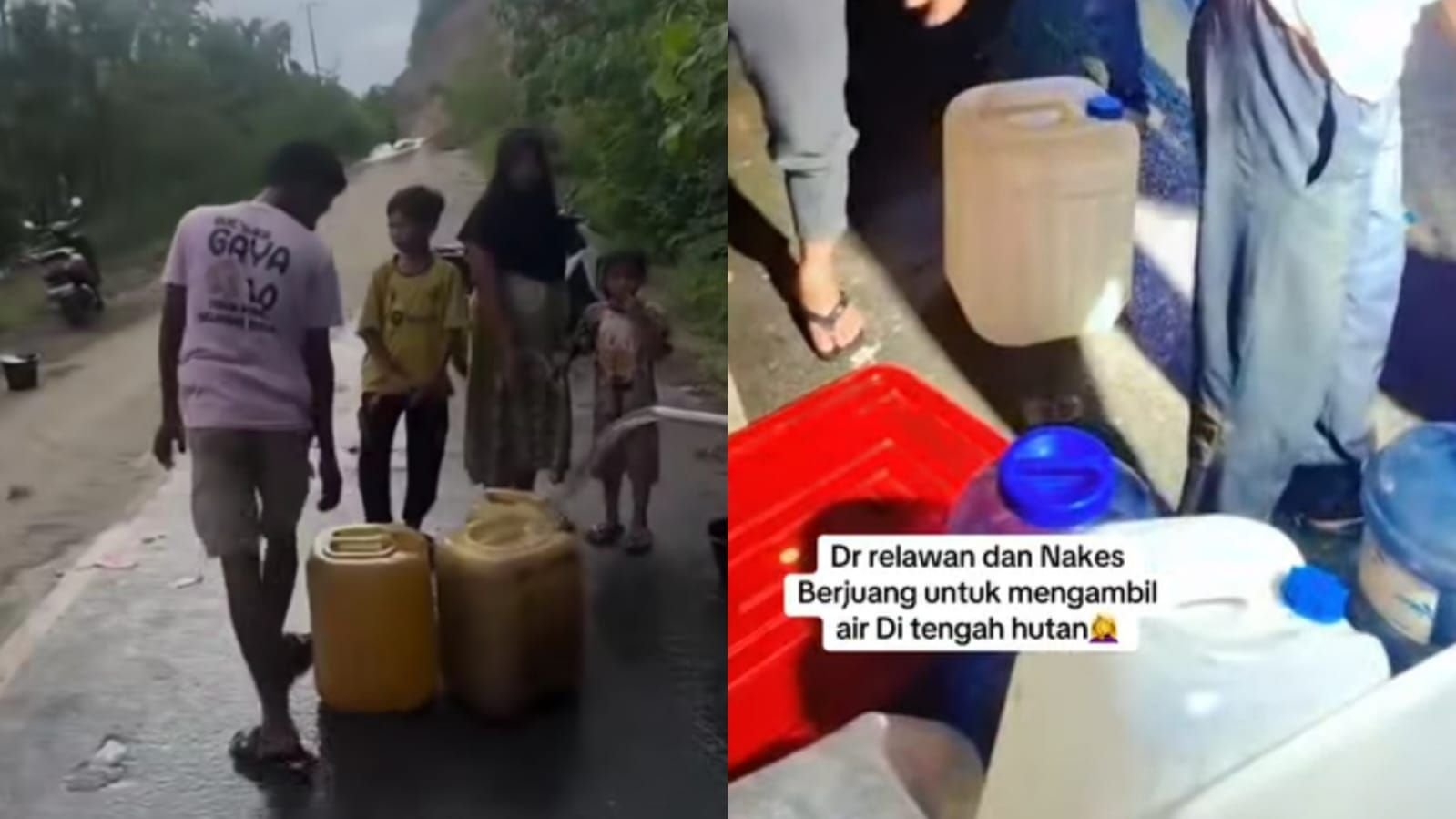 Warga Samar Kilang, Syiah Utama di Bener Meriah yang masih kesulitan air bersih.