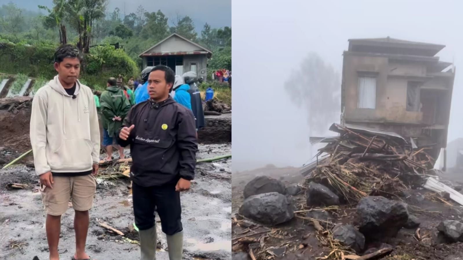 Cerita warga Desa Penakir, Pemalang saat banjir bandang menerjang permukiman.