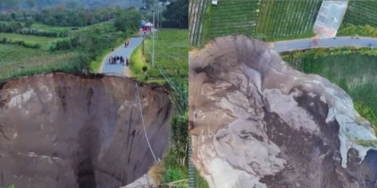 Menyoroti fenomena lubang raksasa di Kecamatan Ketol, Aceh Tengah yang viral di media sosial.