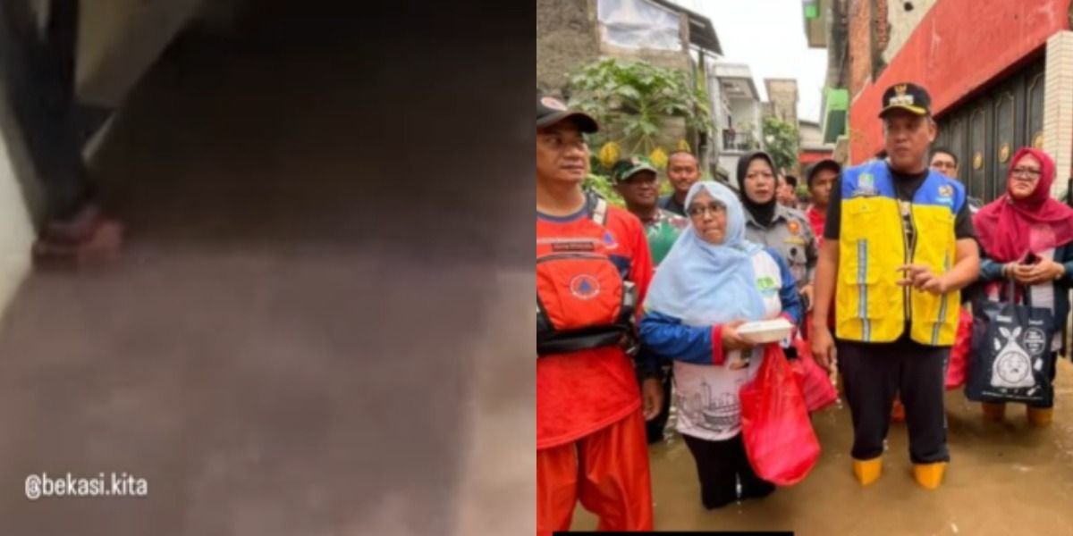 Menyoroti ungkapkan kekesalan warga di Bekasi, Jawa Barat, setelah bencana banjir menggenangi wilayahnya.