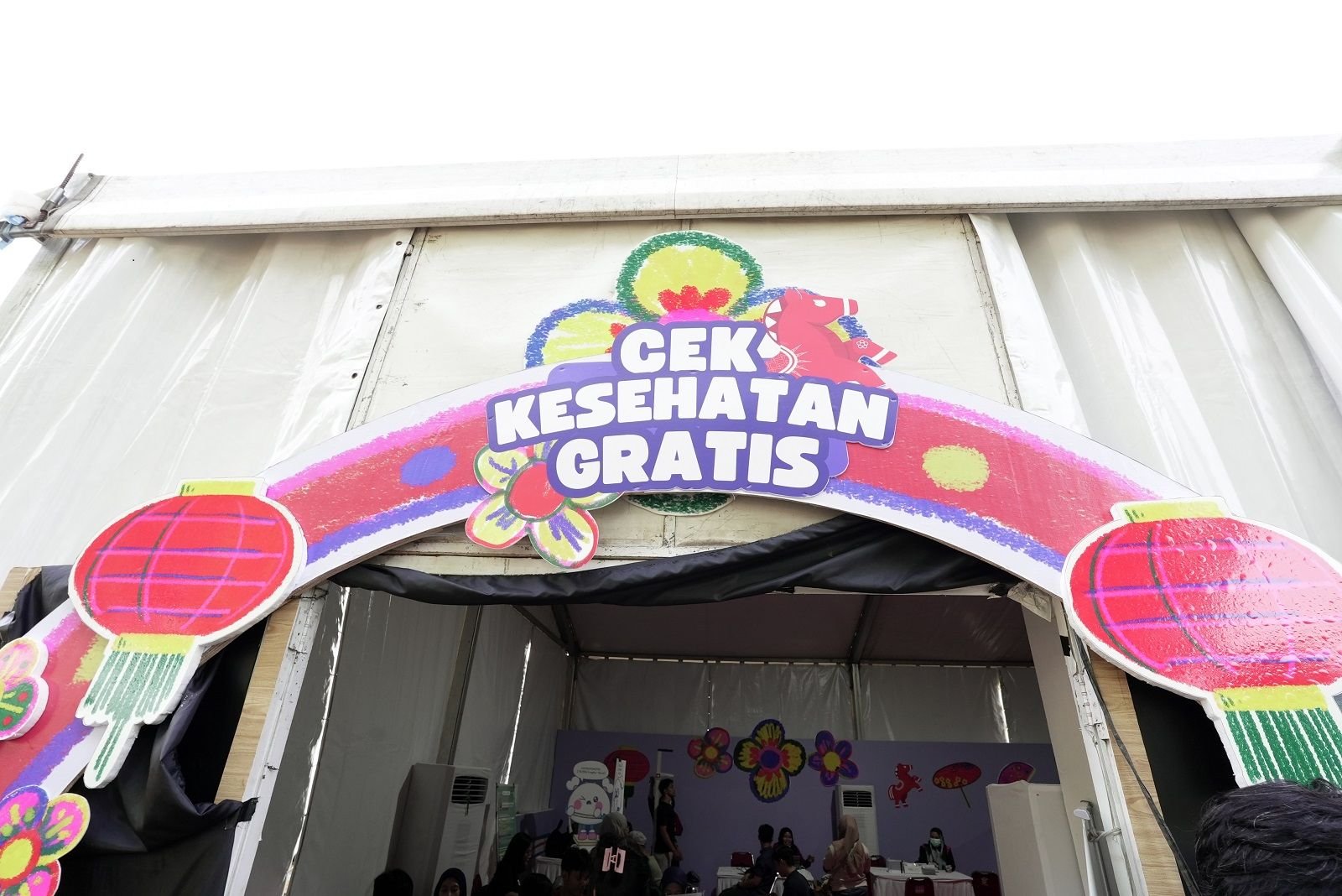 Imlek Festival 2577 yang digelar di Lapangan Banteng, Jakarta, sejak 22 Februari hingga 3 Maret 2026