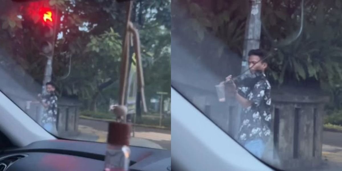 Mengintip kisah pengamen biola di jalanan Menteng, Jakarta Pusat yang bikin salut pengendara mobil hingga viral di medsos.