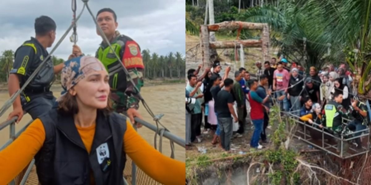 Mengintip cerita pilu artis Luna Maya yang melihat kondisi terkini wilayah Peusangan, Bireuen, Aceh pascabencana banjir bandang.