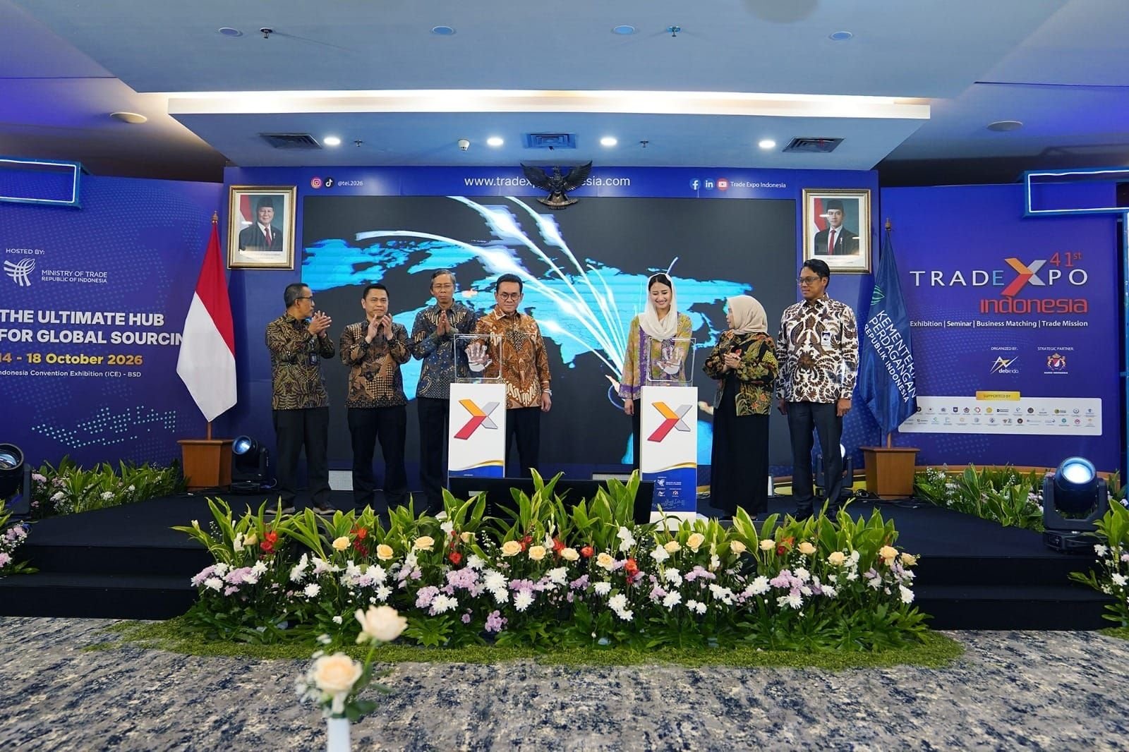 Penyelenggaraan Trade Expo Indonesia (TEI) ke-41.