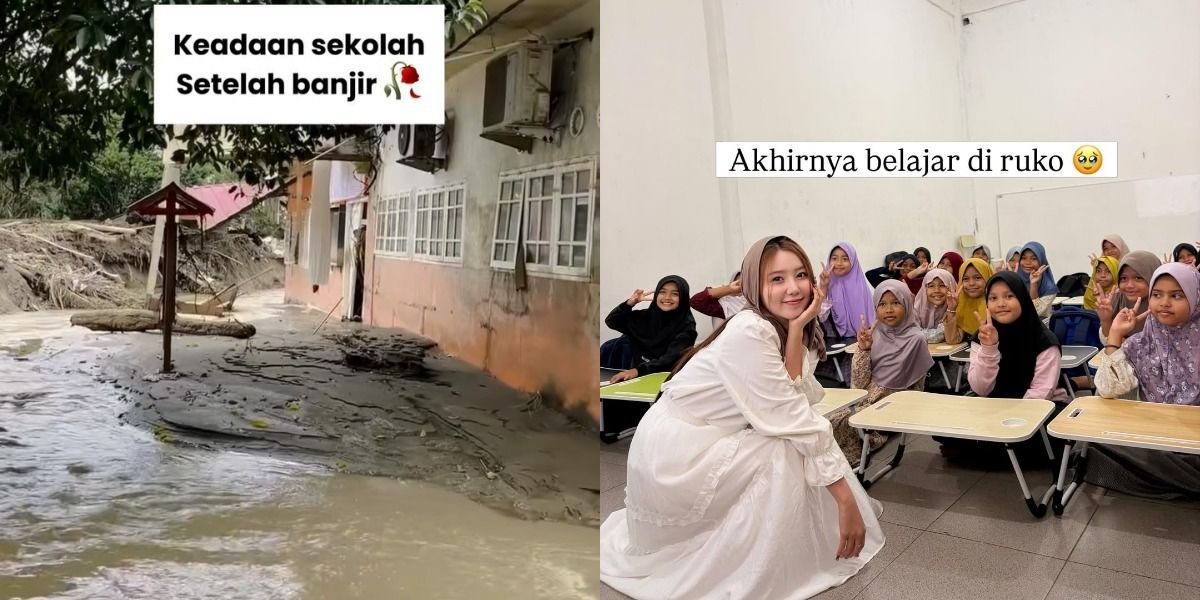 Mengintip penuturan influencer Vilmei terkait sekolah darurat hingga hunian sementara di Aceh usai terdampak bencana banjir bandang.