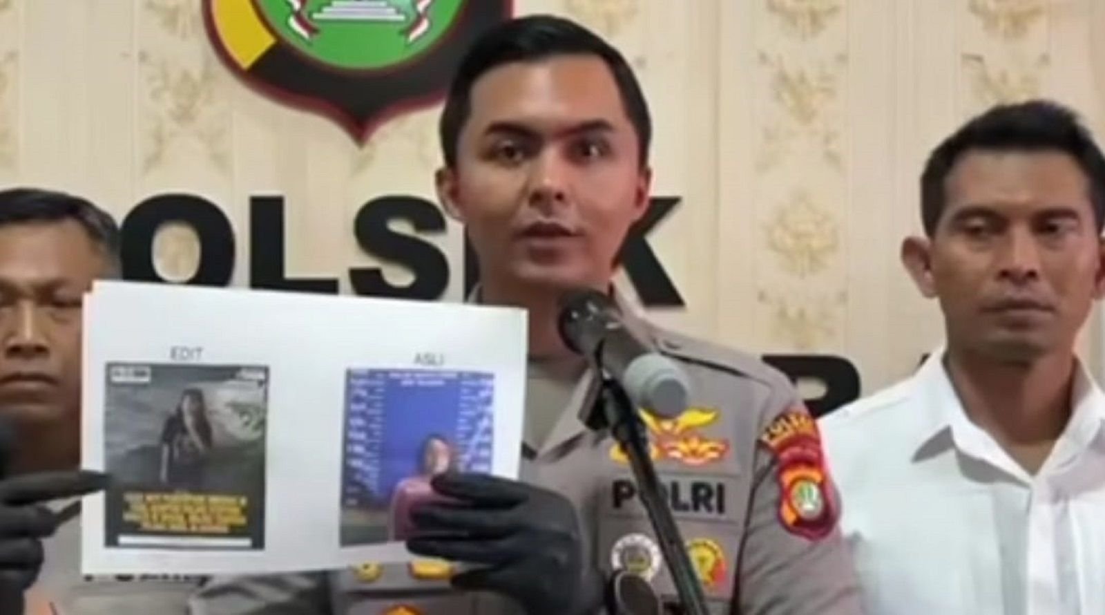 Polisi sebut foto terduga pelaku pembuangan bayi di Bekasi Utara yang viral adalah hasil editan.