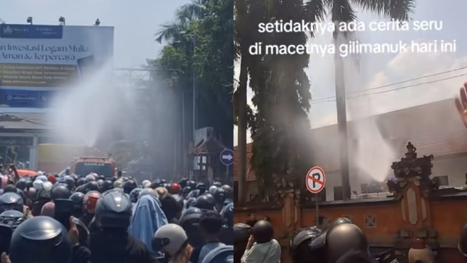Momen kemacetan parah di Pelabuhan Gilimanuk saat H-6 Lebaran.