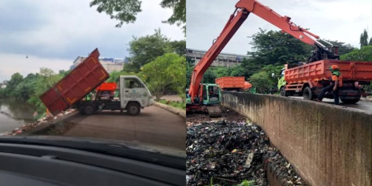 Menyoroti peristiwa viral truk yang diduga berasal dari Dinas Lingkungan Hidup Jakarta, membuang sampah di kawasan sungai.