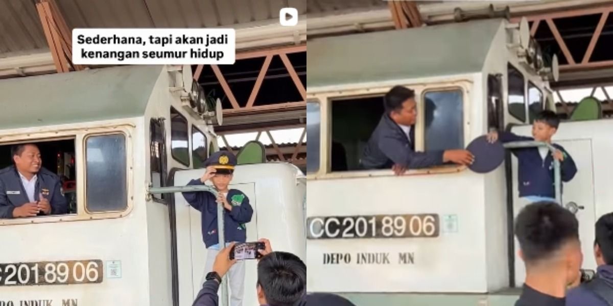 Mengintip kisah viral seorang anak yang berfoto di depan lokomotif kereta api Stasiun Tawang, Semarang hingga bikin warganet iri.