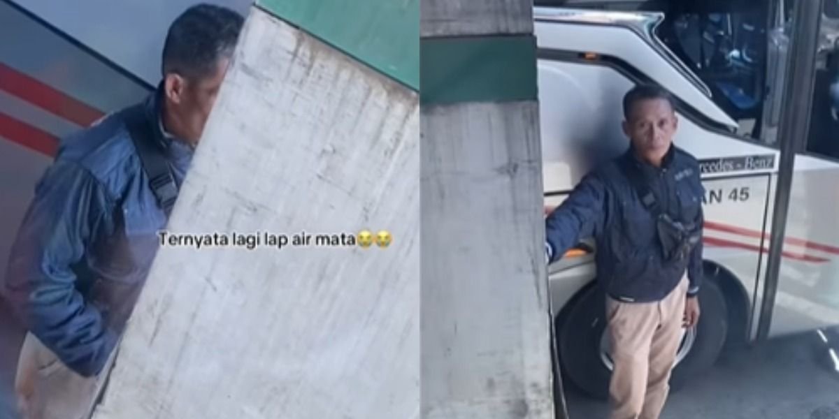 Mengintip momen haru seorang anak yang merekam ayahnya berusaha tegar saat kembali ditinggal pergi merantau di momen Lebaran 2026.