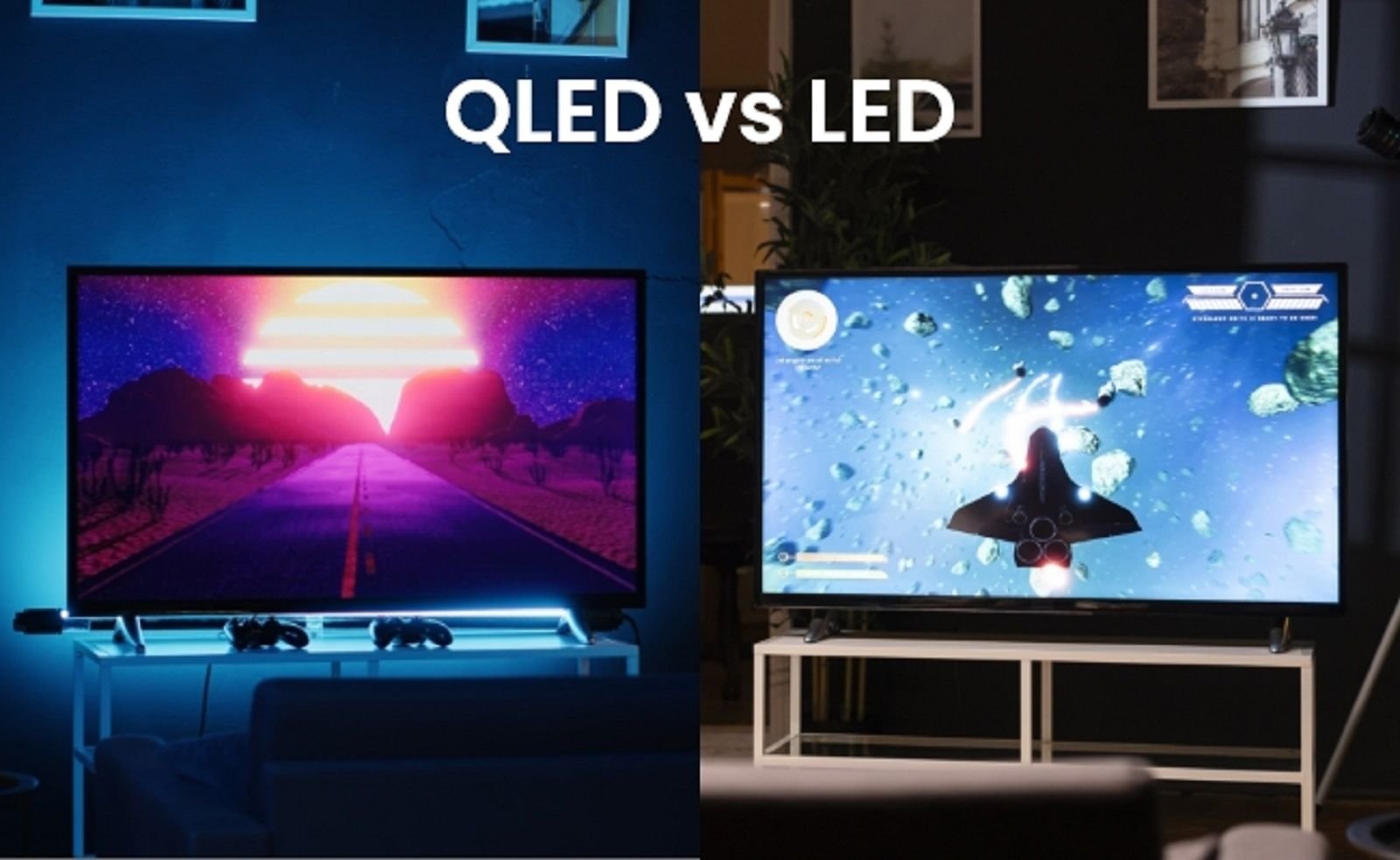 Ilustrasi TV LED vs EQLED