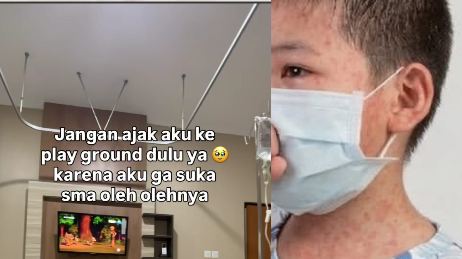 Foto ilustrasi - Cerita ibu yang anaknya kena campak usai Main di playground.