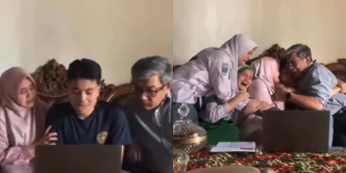 Mengintip momen penuh haru yang selimuti keluarga dari siswa yang diterima di kampus impiannya dalam program SNBP 2026.