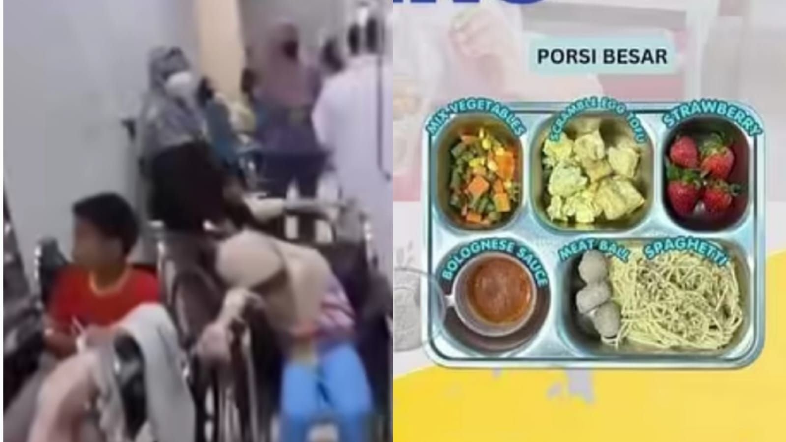 Dugaan keracunan karena makanan MBG di Jakarta Timur.