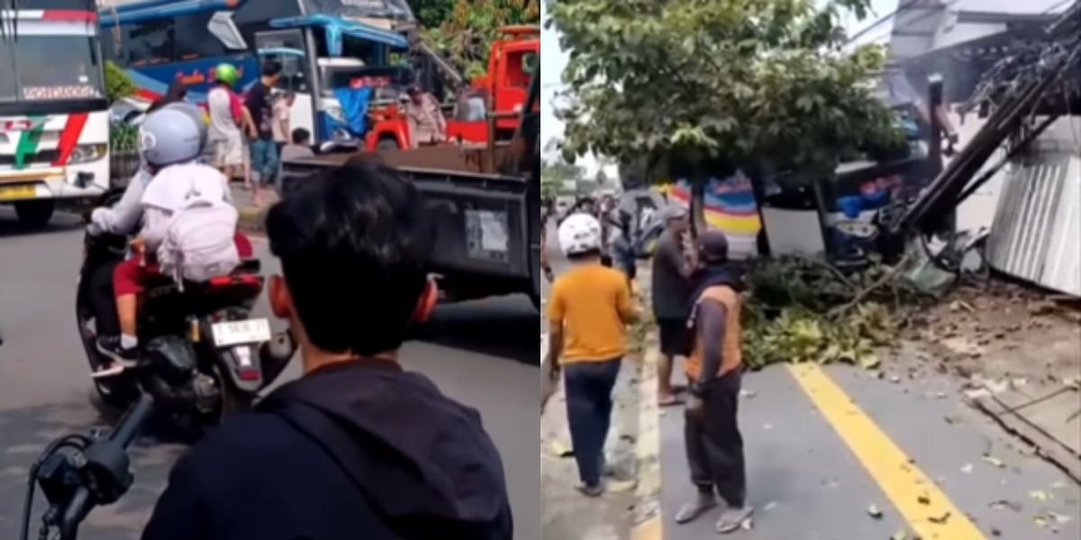 Menyoroti insiden kecelakaan bus yang tertabrak truk boks di Mejayan, Madiun, pada Selasa, 7 April 2026.
